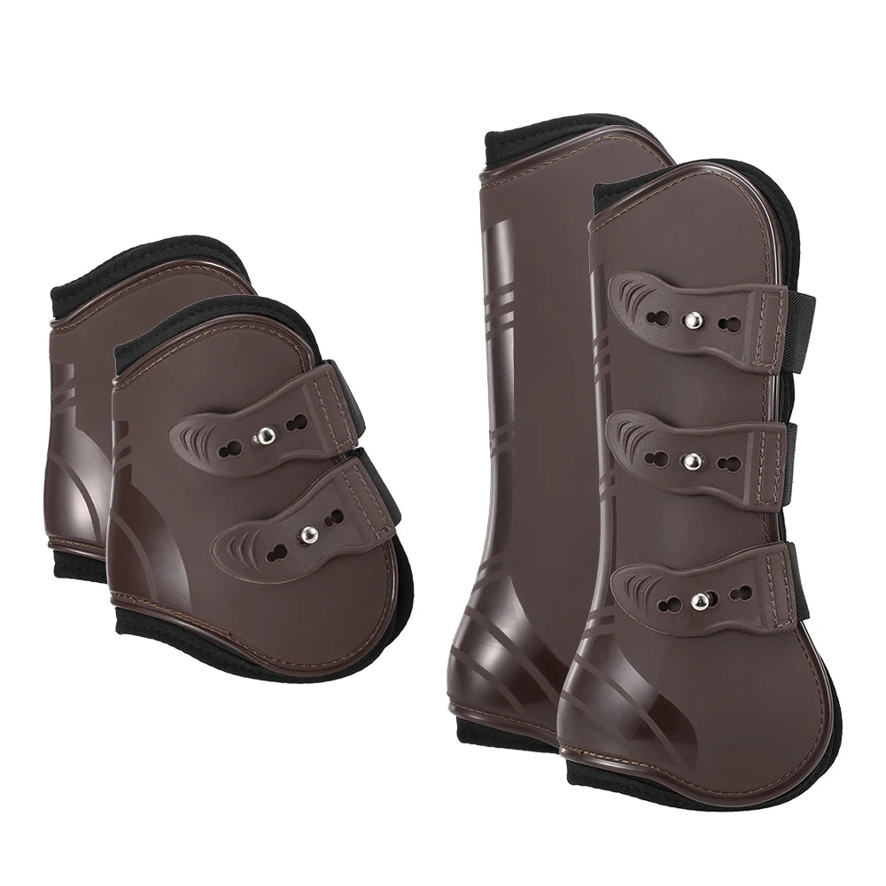 Adjustable Horse Leg Boots for Tendon and Hock Protection