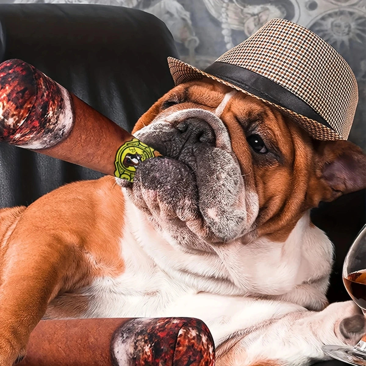 Chewable Cigar Toy for Pets - Dental Care and Boredom Relief