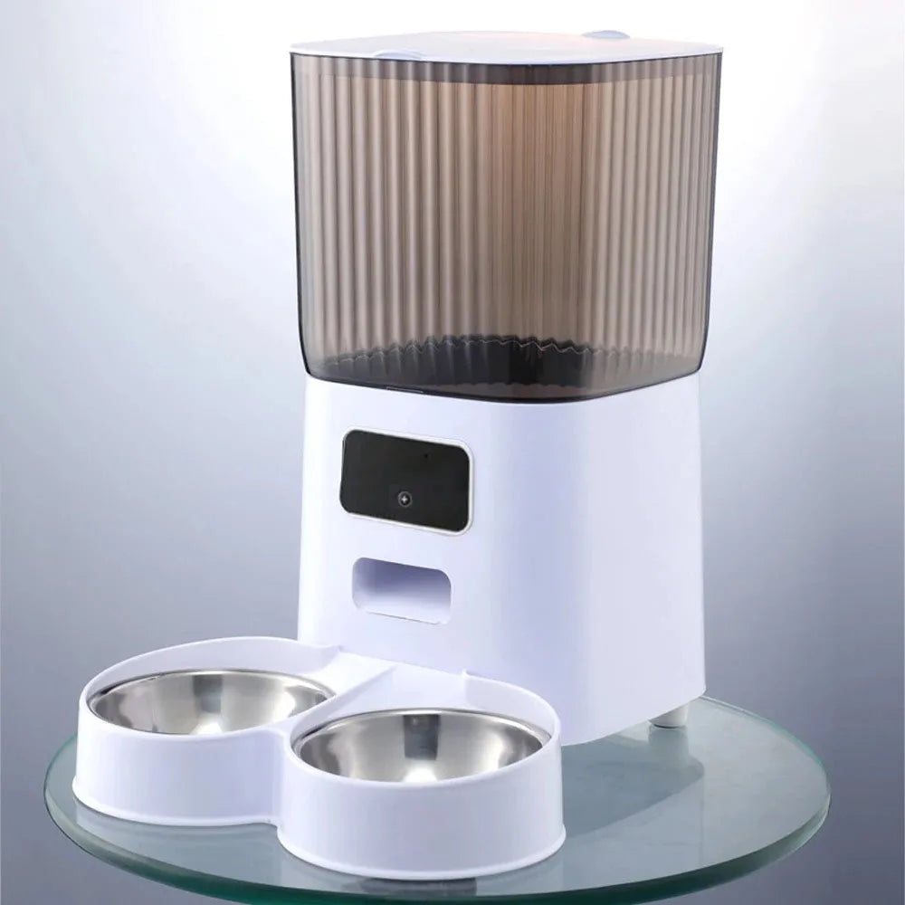 Automatic Cat Feeder with Camera and Voice Recorder