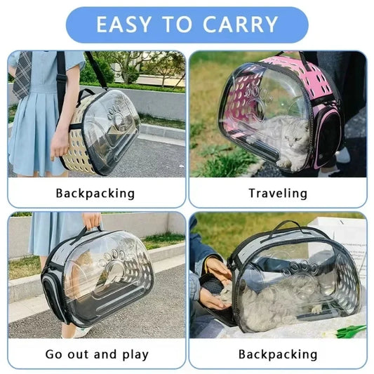 Breathable Pet Crossbody Bag for Outdoor Travel