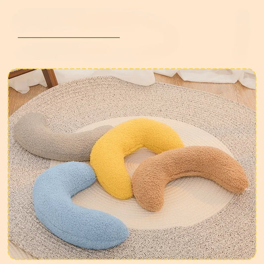 Crescent Shaped Soft Pillow for Cats and Dogs