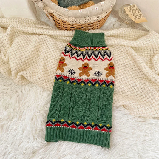 Elk Christmas Sweater for Small Dogs and Cats