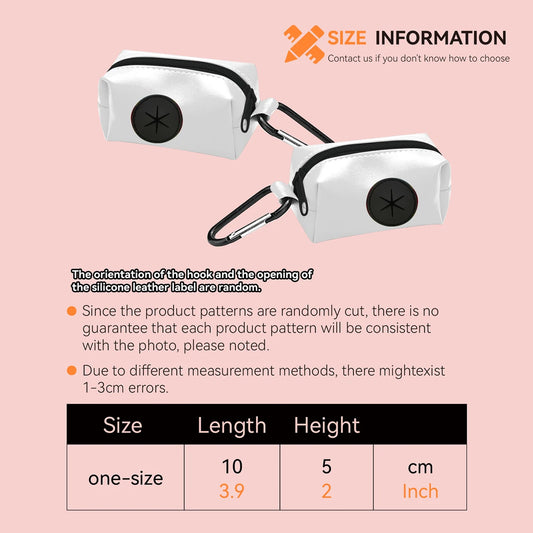 Stylish Dog Poop Bags for Easy Cleanup - 1 or 2 Pack