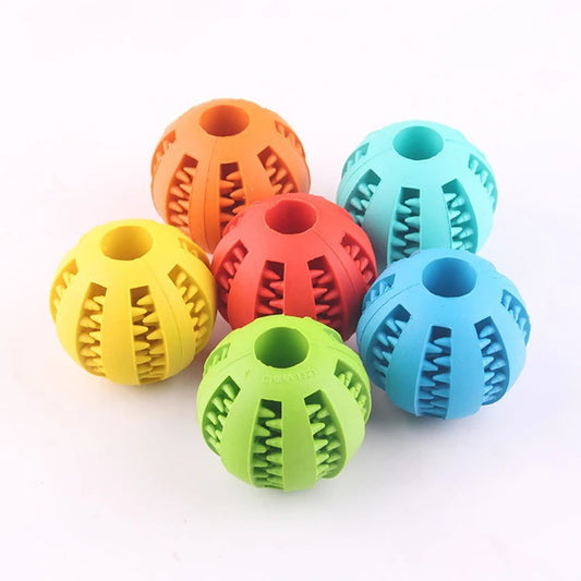 Natural Rubber Leaking Ball Toy for Dogs