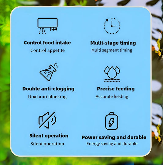 Smart Fish Feeder with Timer - Perfect for Fish and Turtles