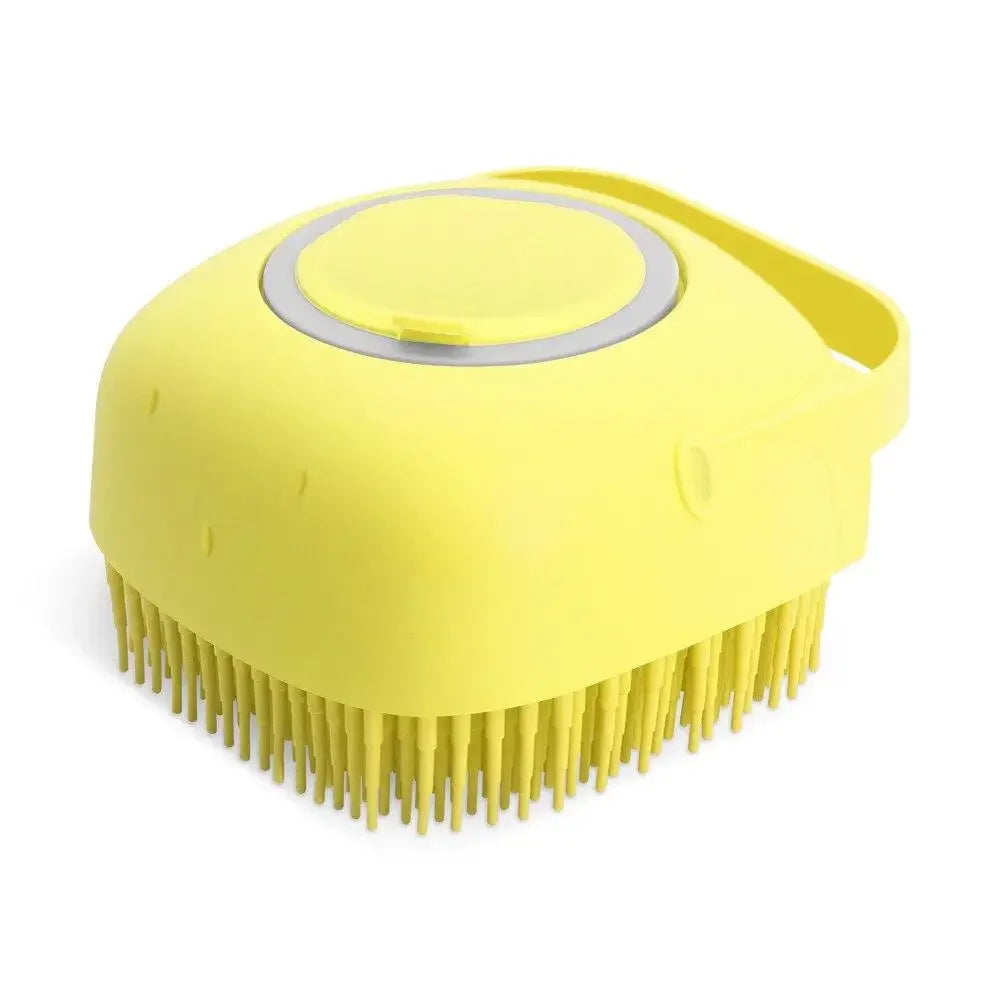 Silicone Dog Shampoo Brush for Short-Haired Pets