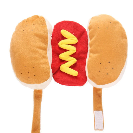 Dachshund Hot Dog Costume for Pets - Adjustable Halloween Outfit