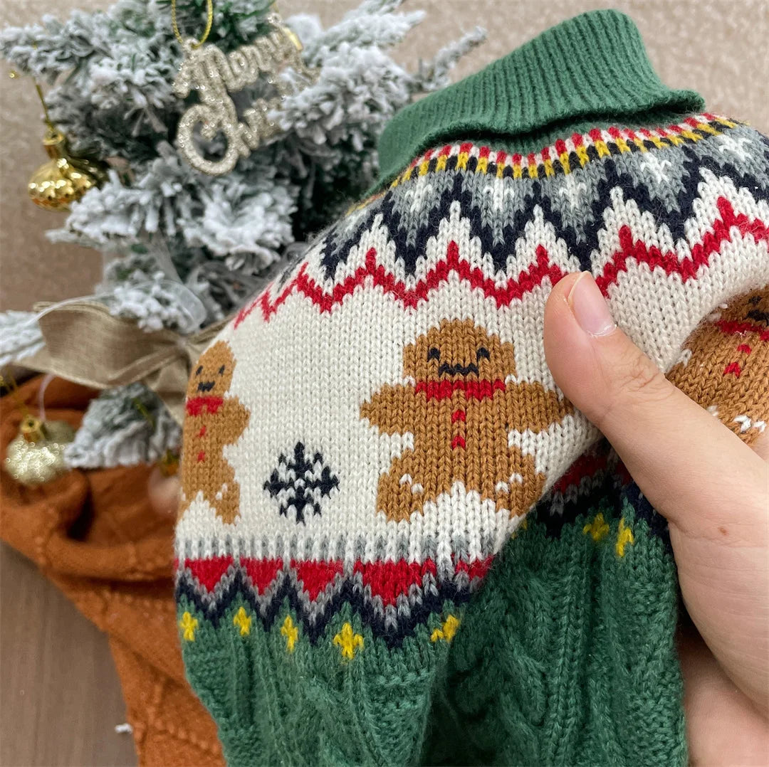 Elk Christmas Sweater for Small Dogs and Cats