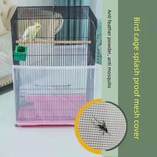 Bird Cage Cover – Elastic Mesh for Square and Round Cages