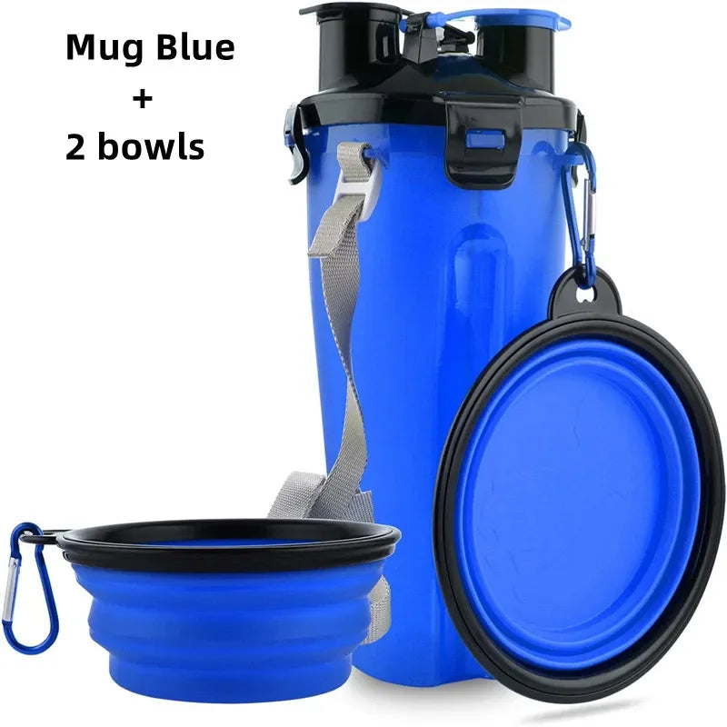 Collapsible Dog Water Bottle with Portable Bowls