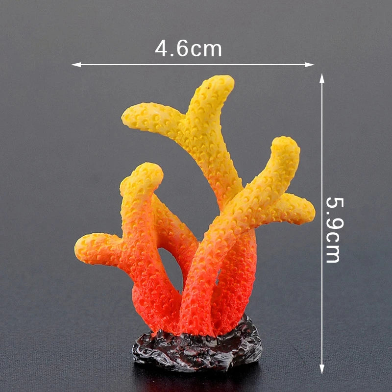 Resin Starfish Coral Decoration for Aquarium Landscape