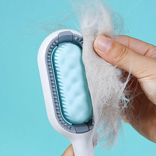Cat and Dog Grooming Brush - Pet Hair Remover for Cats
