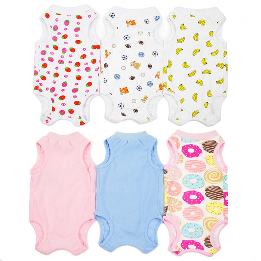 Breathable Cat Recovery Suit for Wound Protection