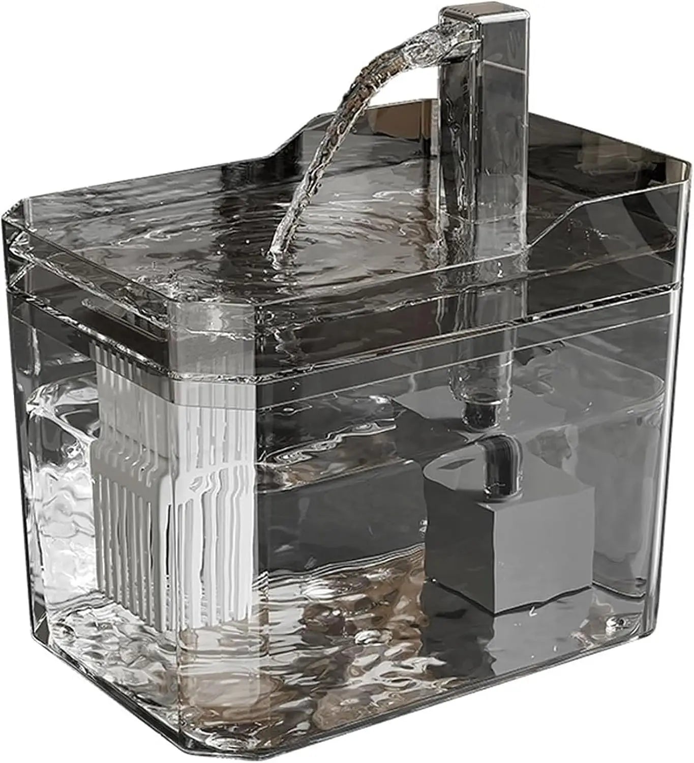 Automatic Indoor Cat Water Fountain with Filters and Non-Slip Base