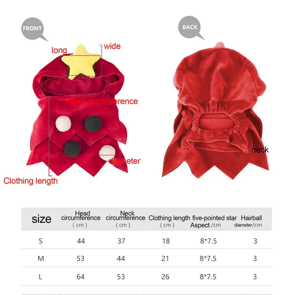 Christmas Costumes for Dogs and Cats - Winter Pet Clothing