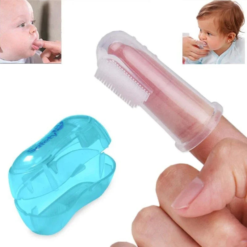 Soft Silicone Finger Toothbrush for Dogs and Cats