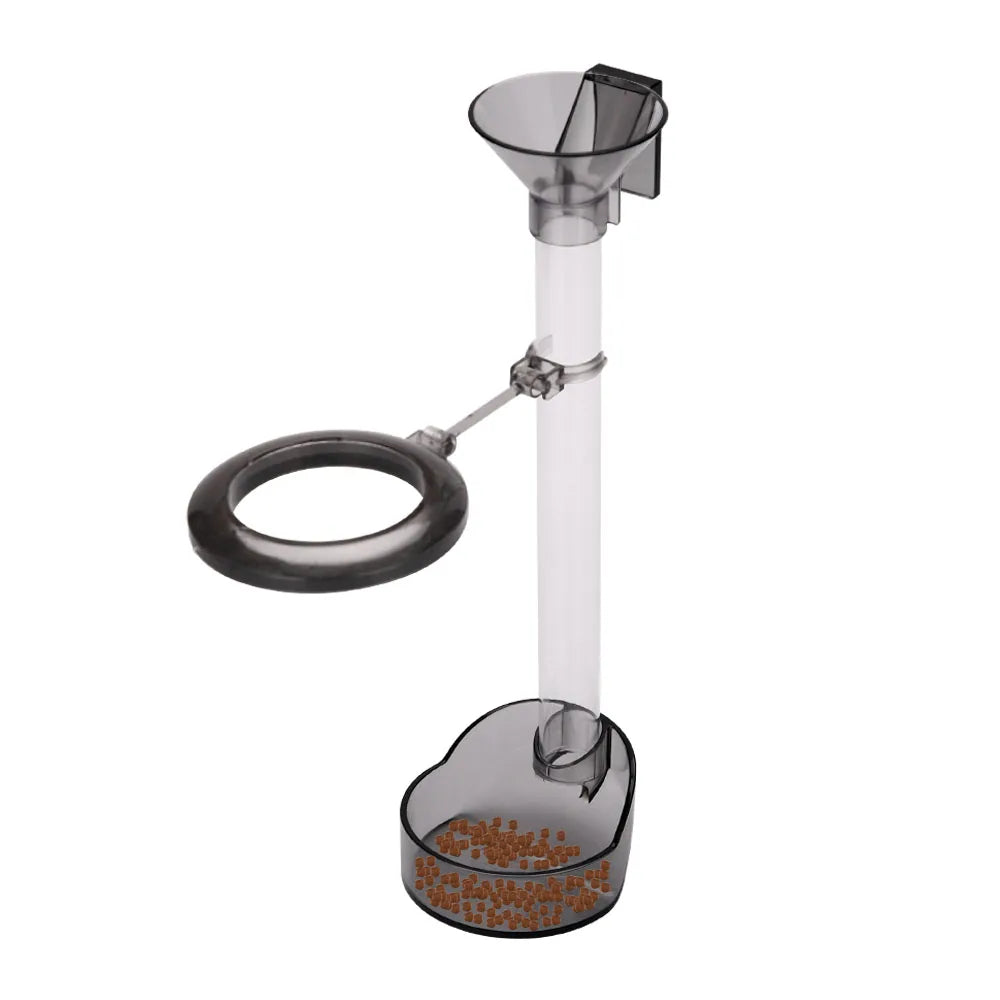 Acrylic Fish Feeder Tube for Small Fish and Shrimp 21-38cm