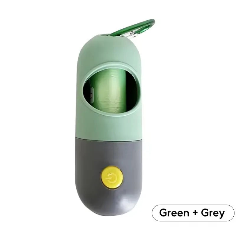 Light-Up Dog Poop Bag Dispenser with Eco-Friendly Bags