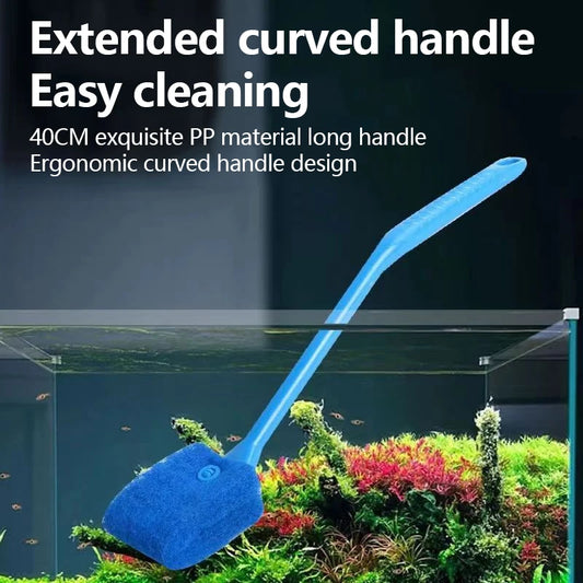 Aquarium Glass Plant Cleaning Brush and Algae Scraper Tool