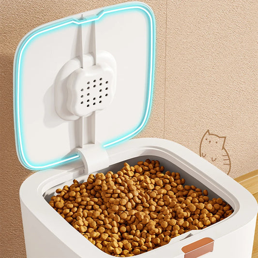 Airtight Cat and Dog Food Storage Bin with Locking Lid