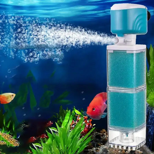 Multi-functional Aquarium Sponge Filter and Water Pump