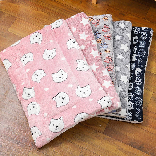 Warm Flannel Cat and Dog Mat - Soft, Breathable Comfort