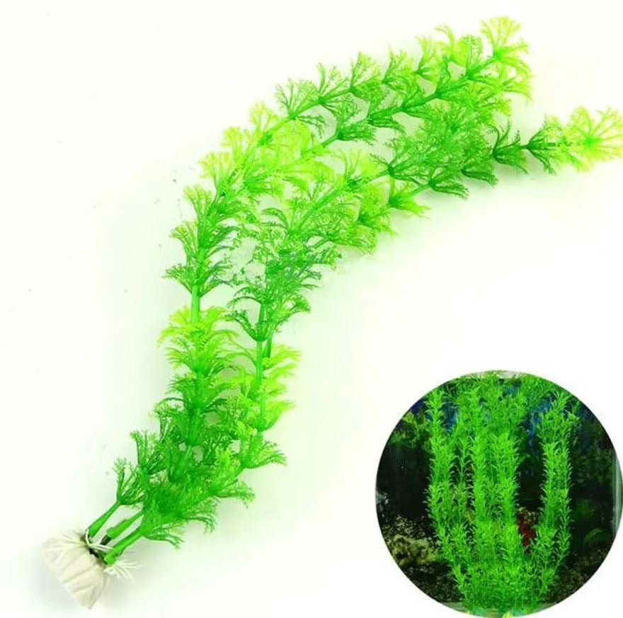 Artificial Green Aquarium Plants for Fish Tank Decor