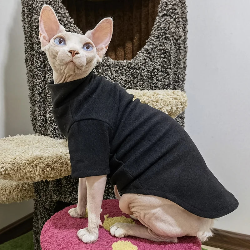 Soft Cotton Clothes for Sphynx Cats and Small Dogs
