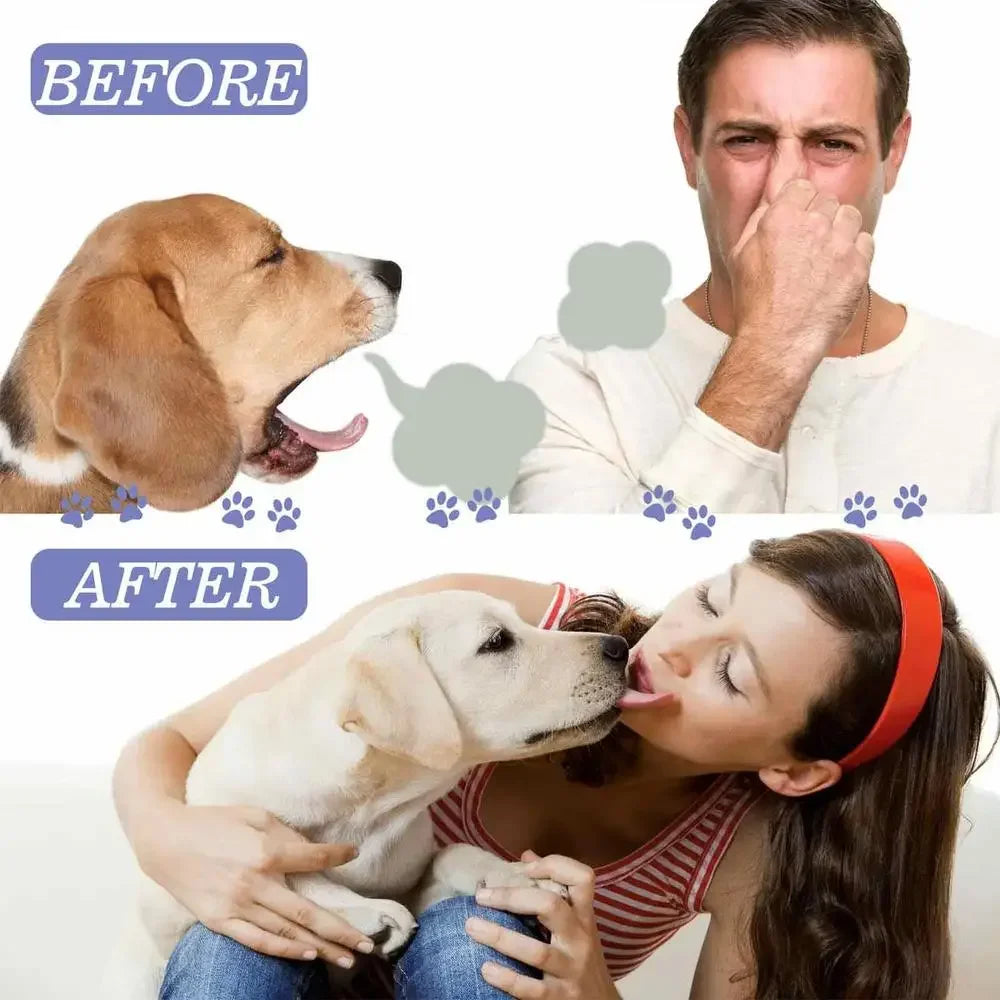 Pet Oral Cleaning Spray for Dogs and Cats - Freshens Breath