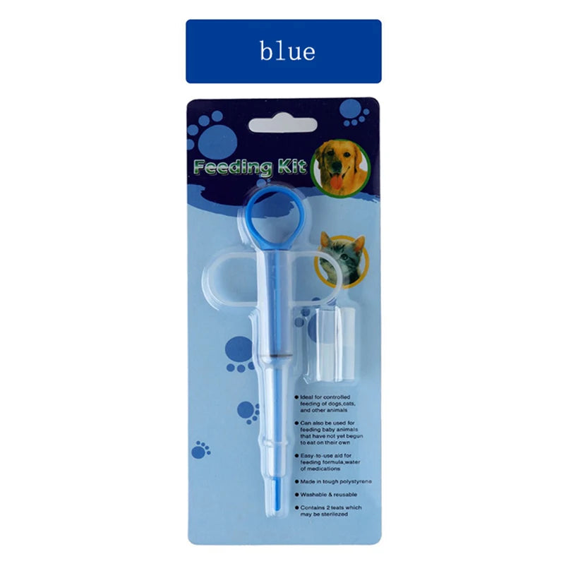 Pet Feeding Syringe for Cats and Dogs - Medicine Dispenser