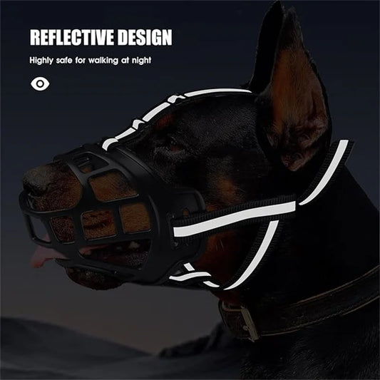 Breathable Dog Muzzle for Barking and Biting Prevention
