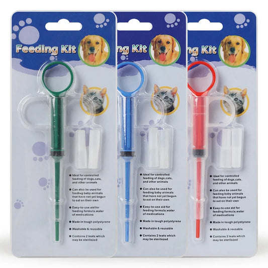 Pet Feeding Syringe for Cats and Dogs - Medicine Dispenser