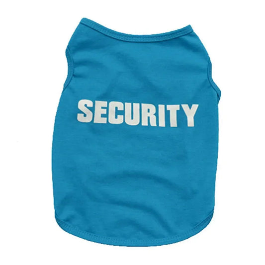 Cotton SECURITY Costume for Cats and Small Dogs