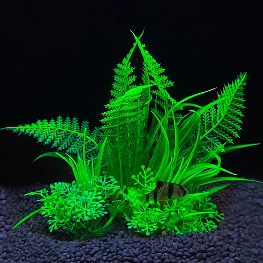Artificial Aquarium Plants - Green Water Grass Decoration