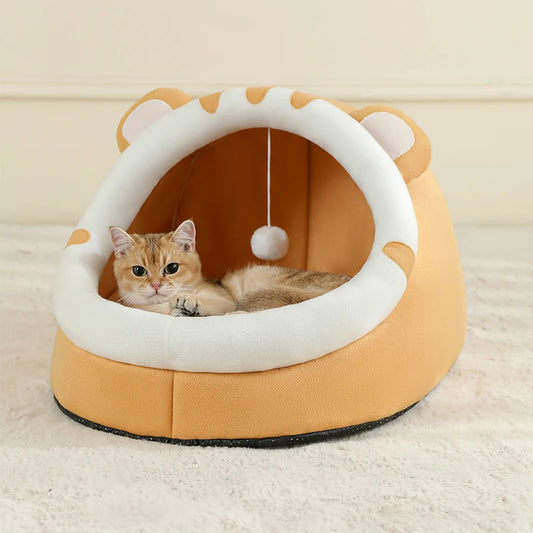 Warm Cat House and Dog Bed Tent for Cozy Sleeping