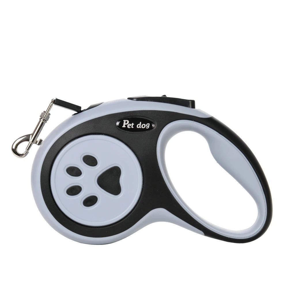 Automatic Retractable Dog Leash with Nylon Rope and Harness