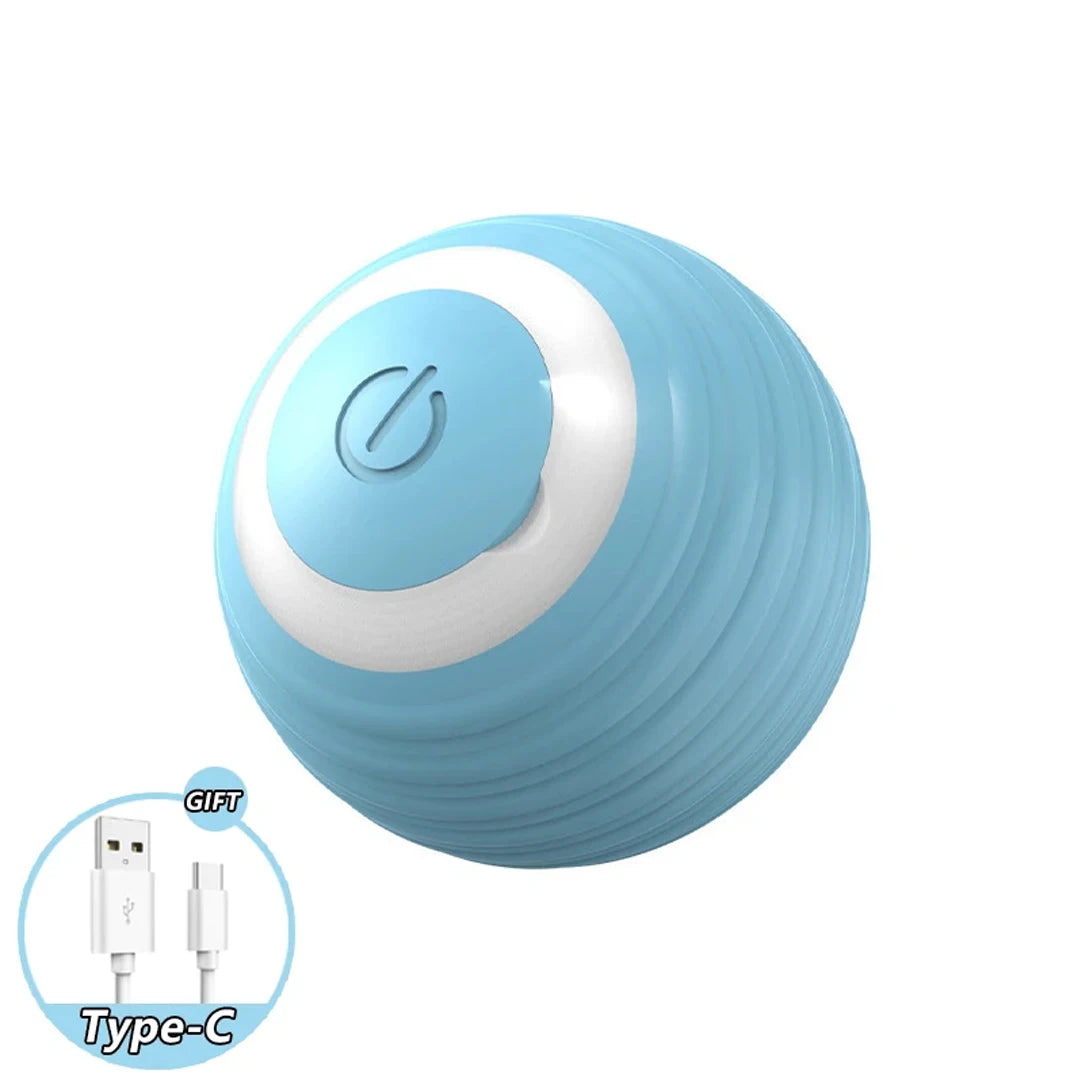 Interactive Smart Rolling Cat Toy - USB Rechargeable Ball