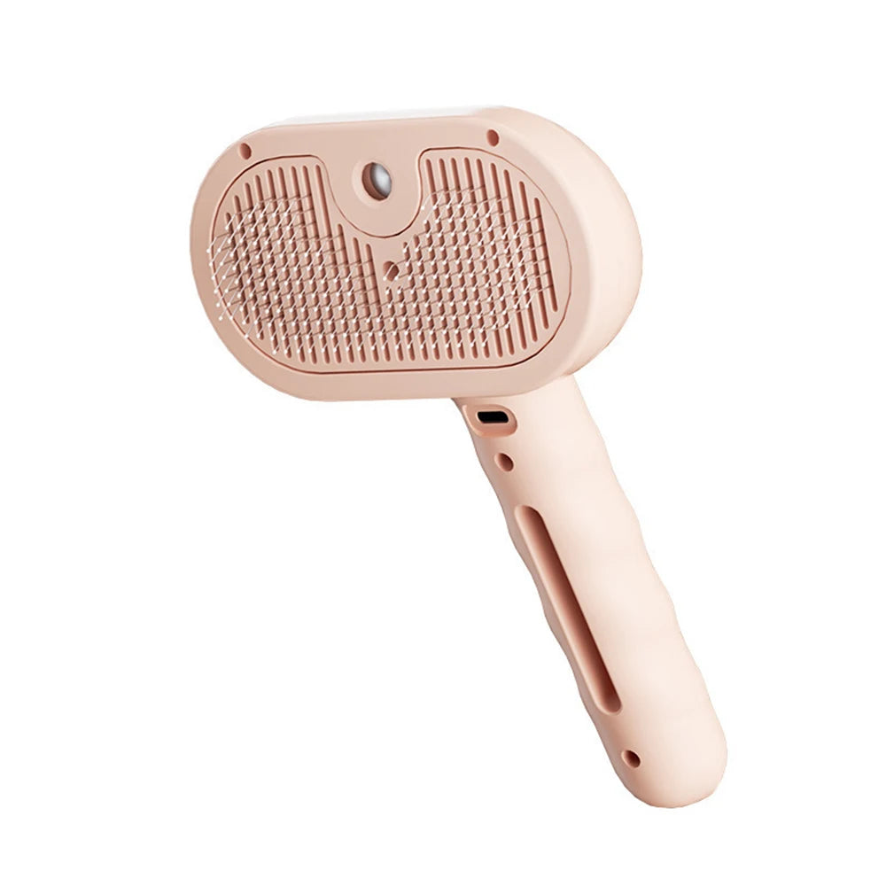 Steam Spray Grooming Brush for Dogs