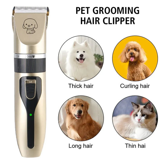 Electric Pet Grooming Tool Set for Dogs and Cats