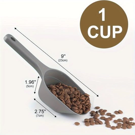 Large Capacity Pet Food Scoop for Cats and Dogs