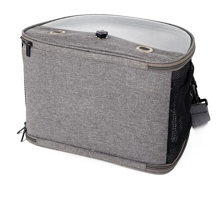 Portable Bird Travel Carrier with Stainless Steel Tray