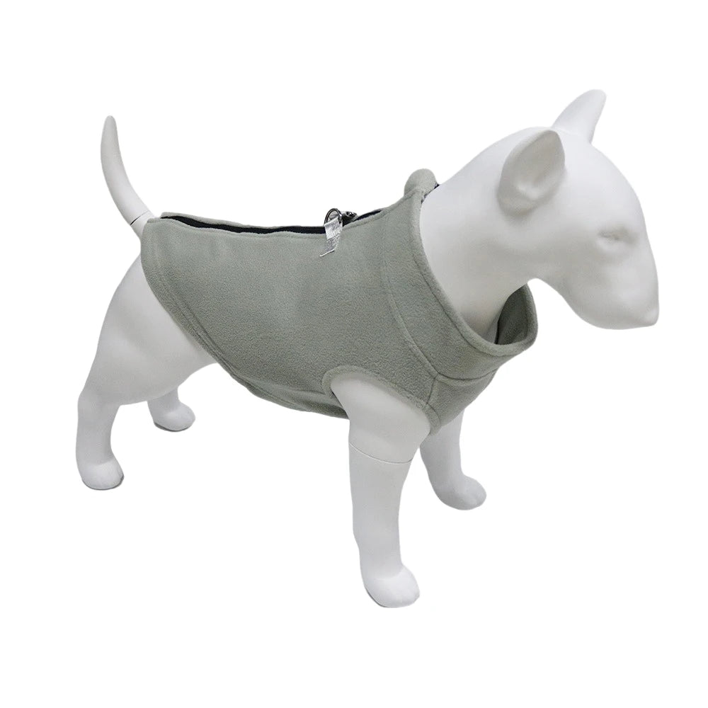 Soft Fleece Dog Jacket for Small to Medium Pets