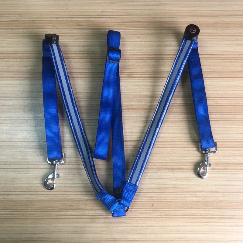 USB Rechargeable Horse Breastplate Harness with Night Visibility