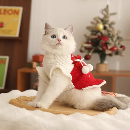 Cozy Winter Sweater for Cats - Warm Anti-Shedding Knit