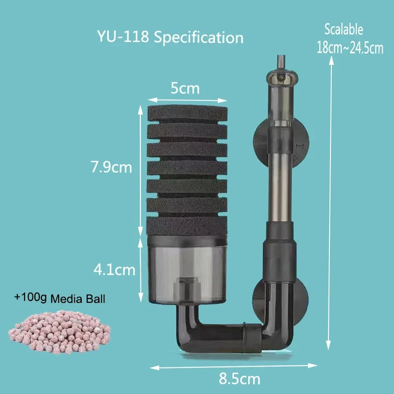 Biochemical Sponge Filter for Aquarium Fish Tanks