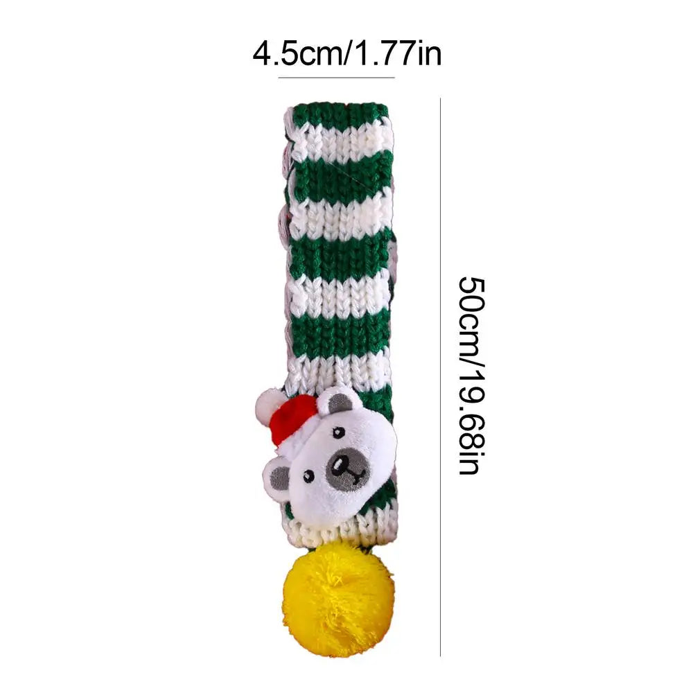 Adjustable Christmas Hat and Scarf for Dogs Up to 20kg