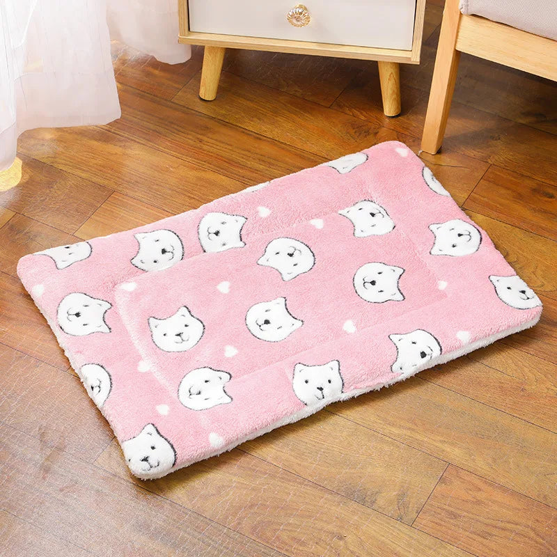 Warm Flannel Cat and Dog Mat - Soft, Breathable Comfort