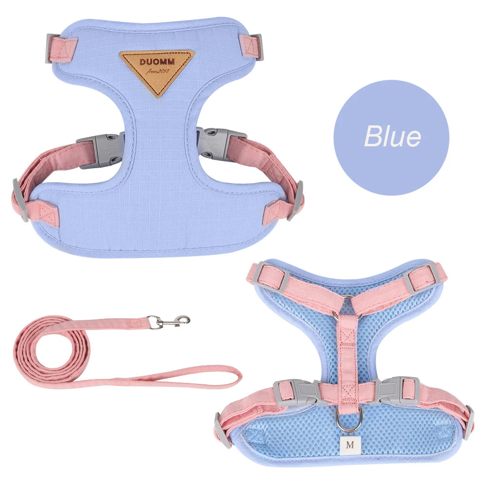 Adjustable Harness and Leash Set for Small Dogs and Cats