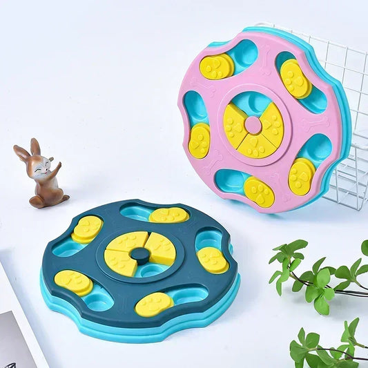 Interactive Dog Puzzle Slow Feeder Bowl for Smart Eating