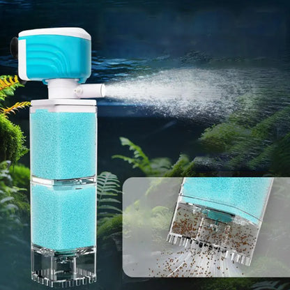 Multi-functional Aquarium Sponge Filter and Water Pump